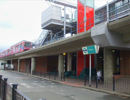 Poplar Tube Station, London
